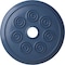 Ekena Millwork Spiral Ceiling Medallion (Fits Canopies up to 4"), Hand-Painted Americana, 25 1/4"OD x 4"ID x 2"P CM25SPAMF - alternate 1